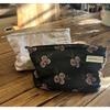 Rose Cosmetic Bag Large Capacity Portable Skin Care Product Storage Bag Travel Toilet Bag
