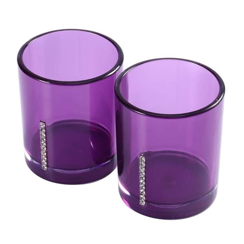 5-teiliges Acryl Badezimmer Organizer Set einschließlich Seifenspender, Zahnbürstenhalter, Becher, Tasse, Luxus Waschtischzubehör
