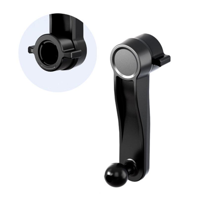 Adjustable Car Outlet Phone Mount With 17mm Ball Joint & Extendable Hook Air Vent Clip for Power Transfer Stands