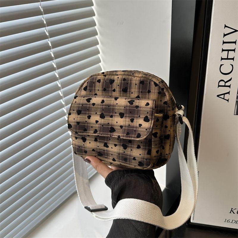Mode Karomuster Kleine Tasche für Damen Koreanische Version Mini Vielseitige Schulter-Umhängetasche für Damen