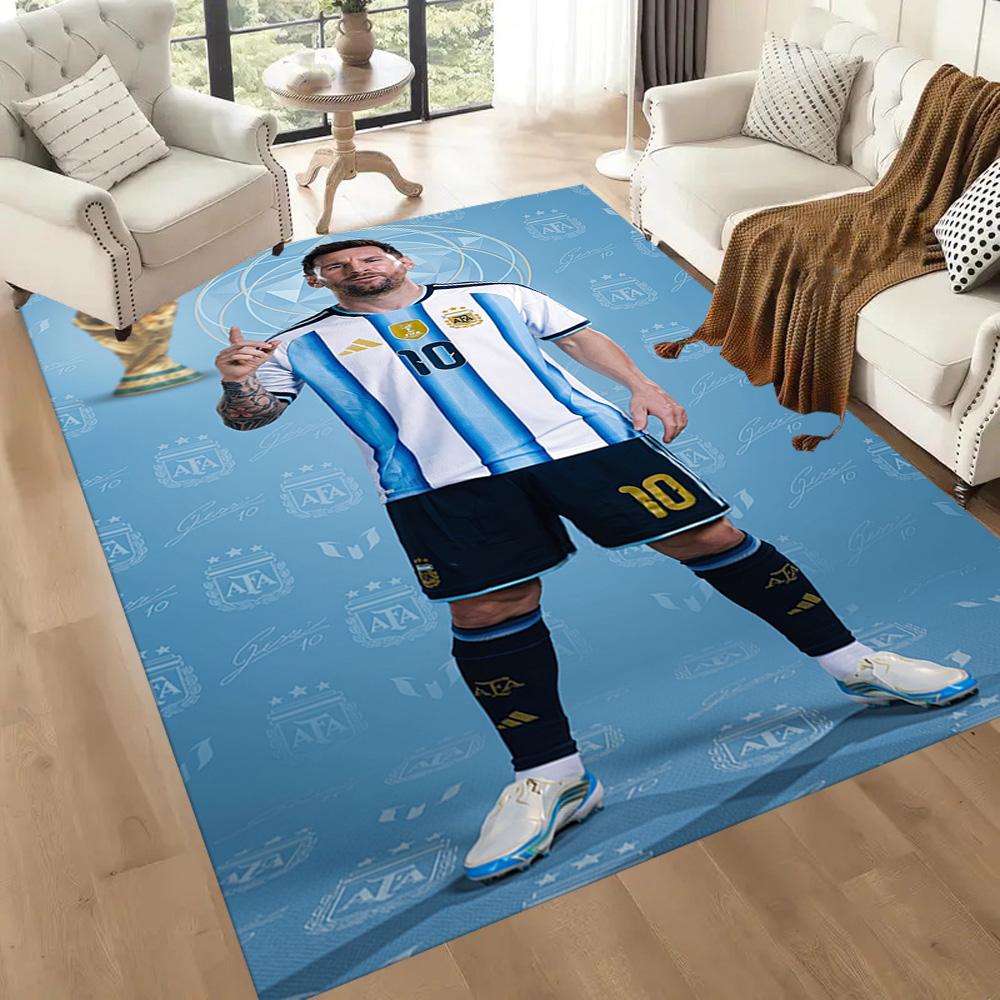 Messi 149 Area Rug Suitable for Bedrooms Decorate Room Living Rooms Entryway Antislip Carpet Office Home Decor Perfect Birthday/Christmas Gift Idea