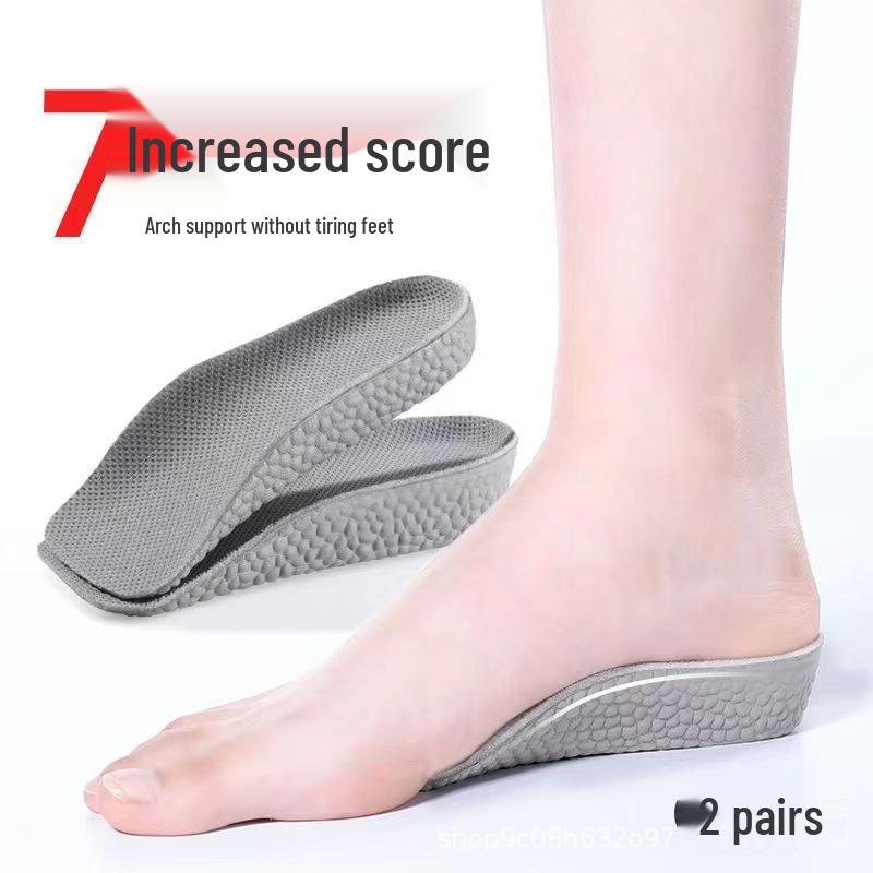 Sedmibodové výškově zvyšující vložky do bot pro muže a ženy – Pohodlné, silné, prodyšné poloviční vložky