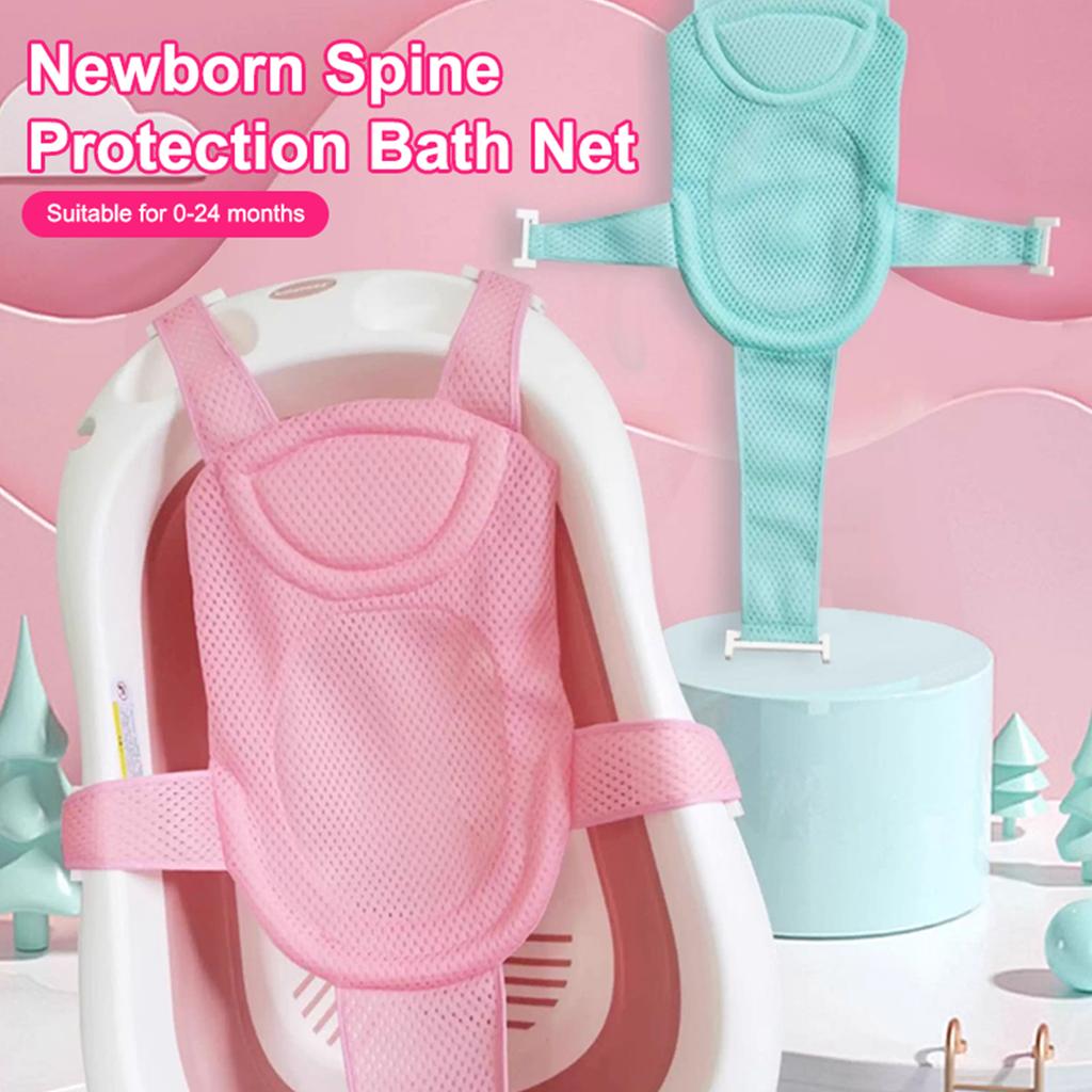 Rete di Supporto per Bagnetto Neonato Rete per Bagnetto Neonato Regolabile Antiscivolo Rete per Vasca da Bagno Doccia