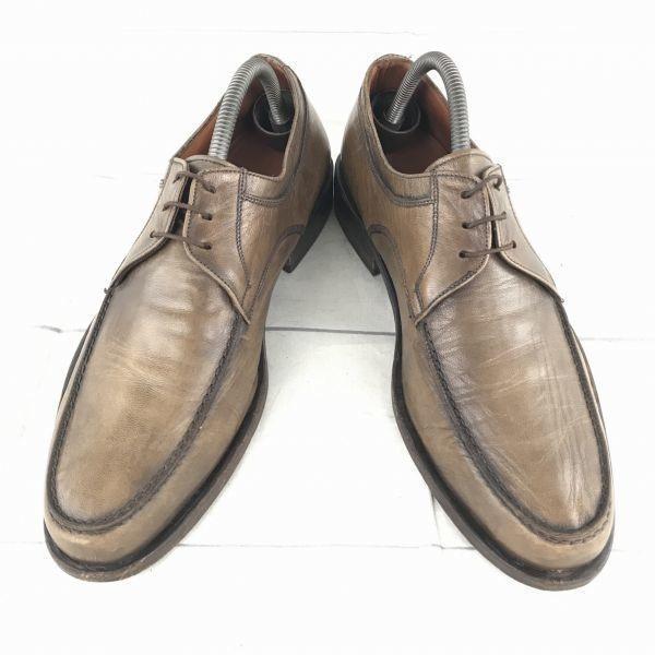ROTUSE Leather U-Tip Shoes [8/26.5/Brown] McKay Dress Shoes(USED)