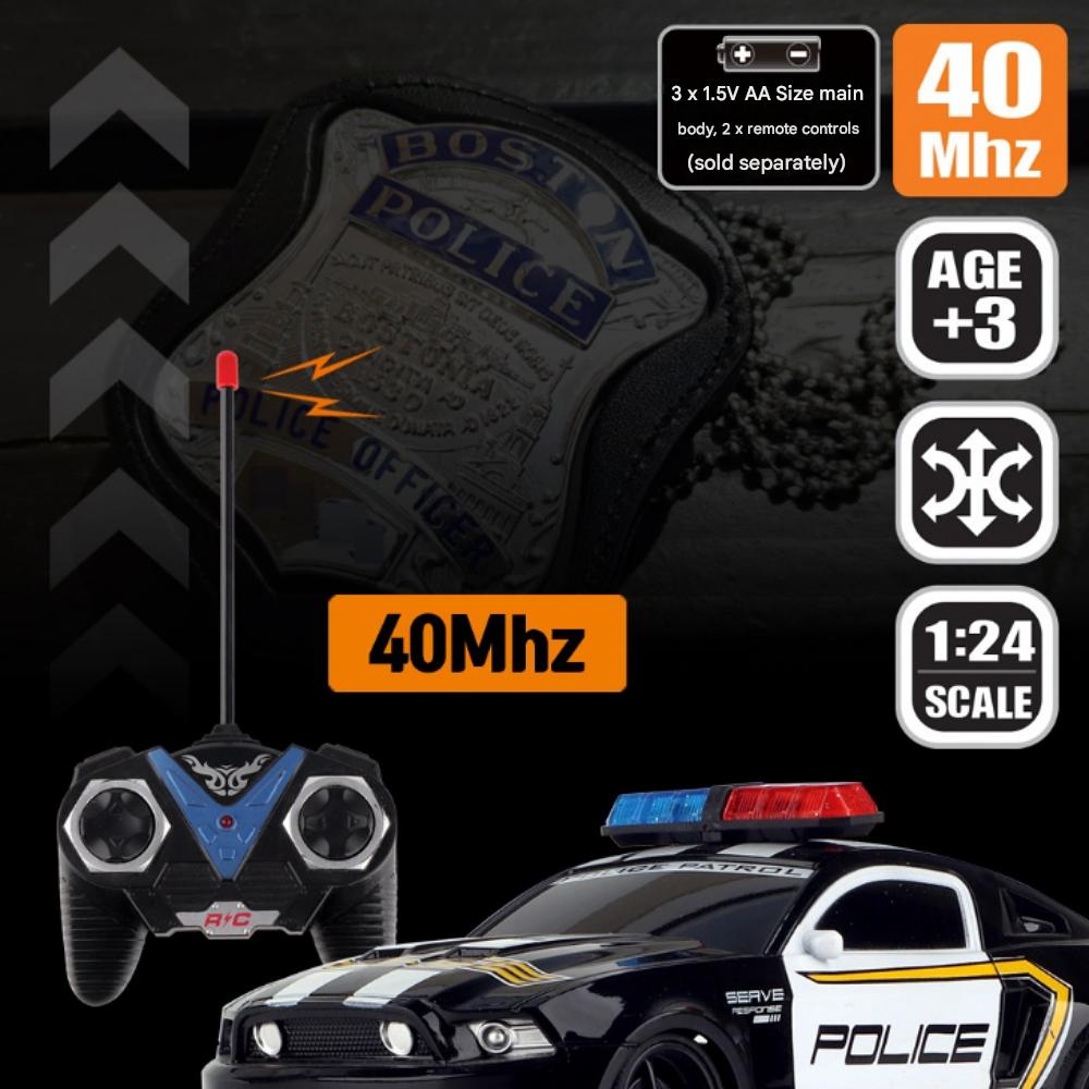 Mașinuță Poliție CK RC Jucărie Funcțională, Culori Asortate, 1 Set