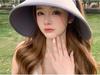 Women's Wide-Brim Summer Topless Sun Hat with UV Protection for Outdoor Sports