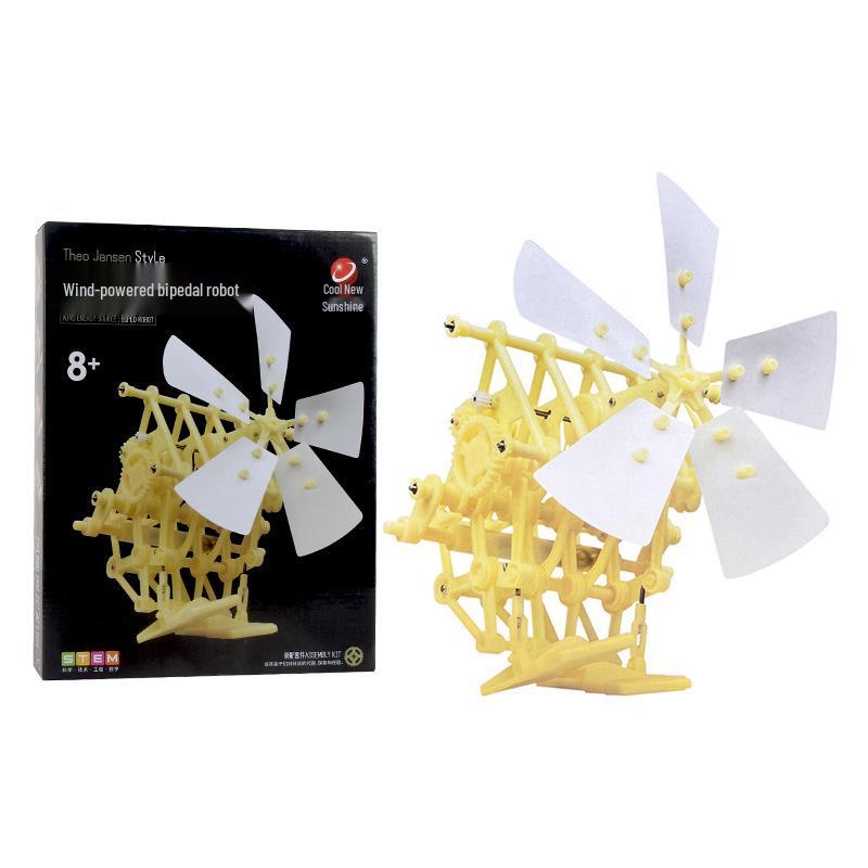 

Двуногий робот на ветряной тяге, набор для самостоятельной сборки, для науки и образования