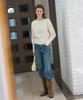 Deuloupisumeon Code Boat Neck Wool Knit [Mint]