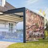 Straight Edge Waterproof Sun Shade Sail Gazebo – 98% UV Block with Stainless Steel Eyelets