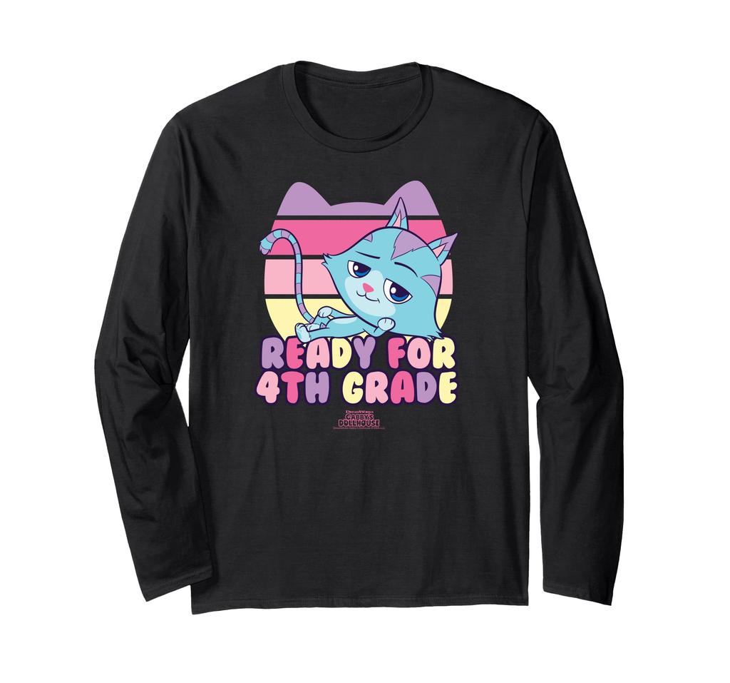 Dreamworks Gabby's Dollhouse 4th Grade Cat Rat Long Sleeve T-Shirt