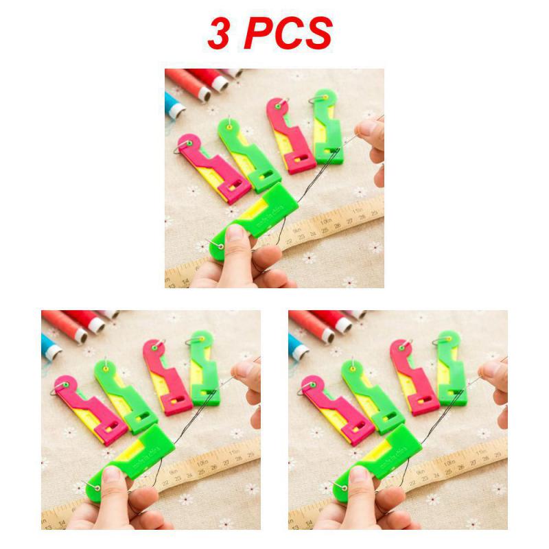 1/3/5/10PCS Automatic Needle Threader High Quality Sewing Simple Hand Needle Thread Tools Durable Plastic Sewing Accessories
