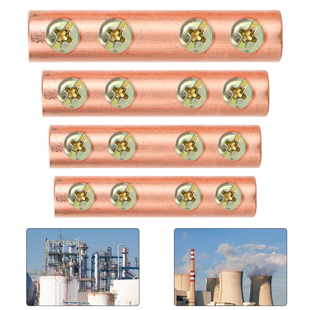 1pc GT16/25/35/50 Pressure-free Connecting Pipe Connector Terminal Block With Heat Shrink Tube For Electrical Equipment
