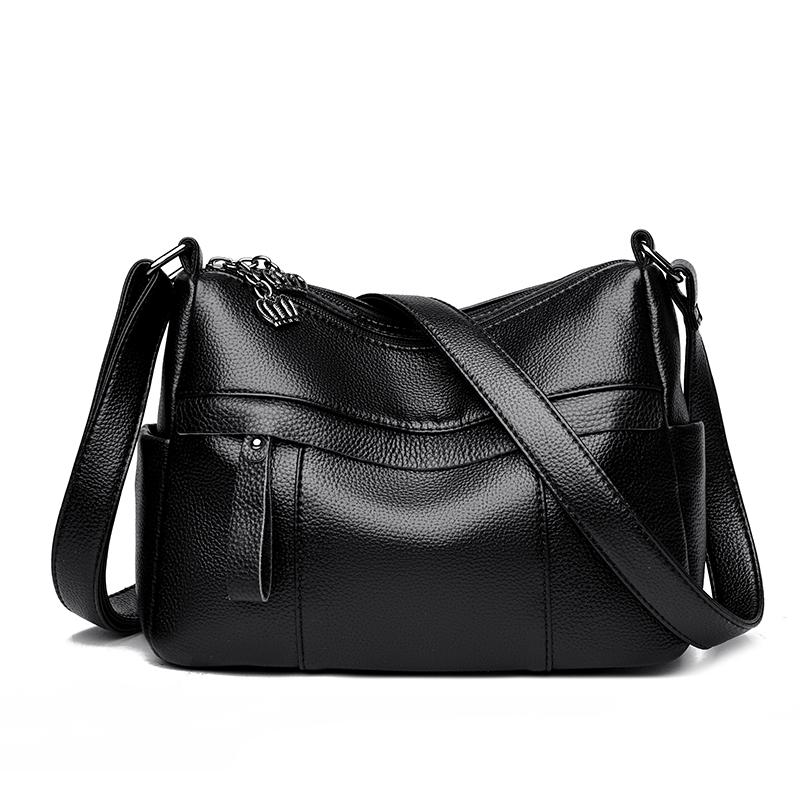 Dames Handtassen Vrouwelijke Designer Merk Schoudertassen voor Reizen Weekend Buiten Feminine Bolsas Leer Grote Messenger tas Winter