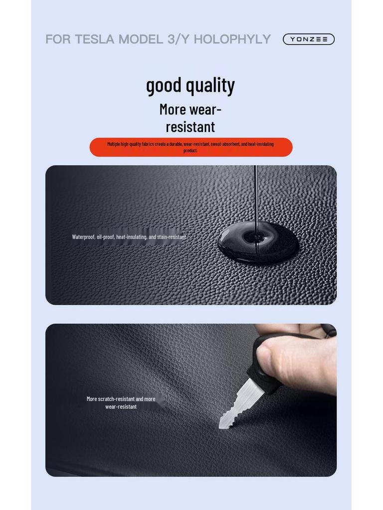 Autocollants de Protection pour Accoudoir et Poignée de Porte Tesla Model 3/Y - Accessoires Intérieurs de Voiture