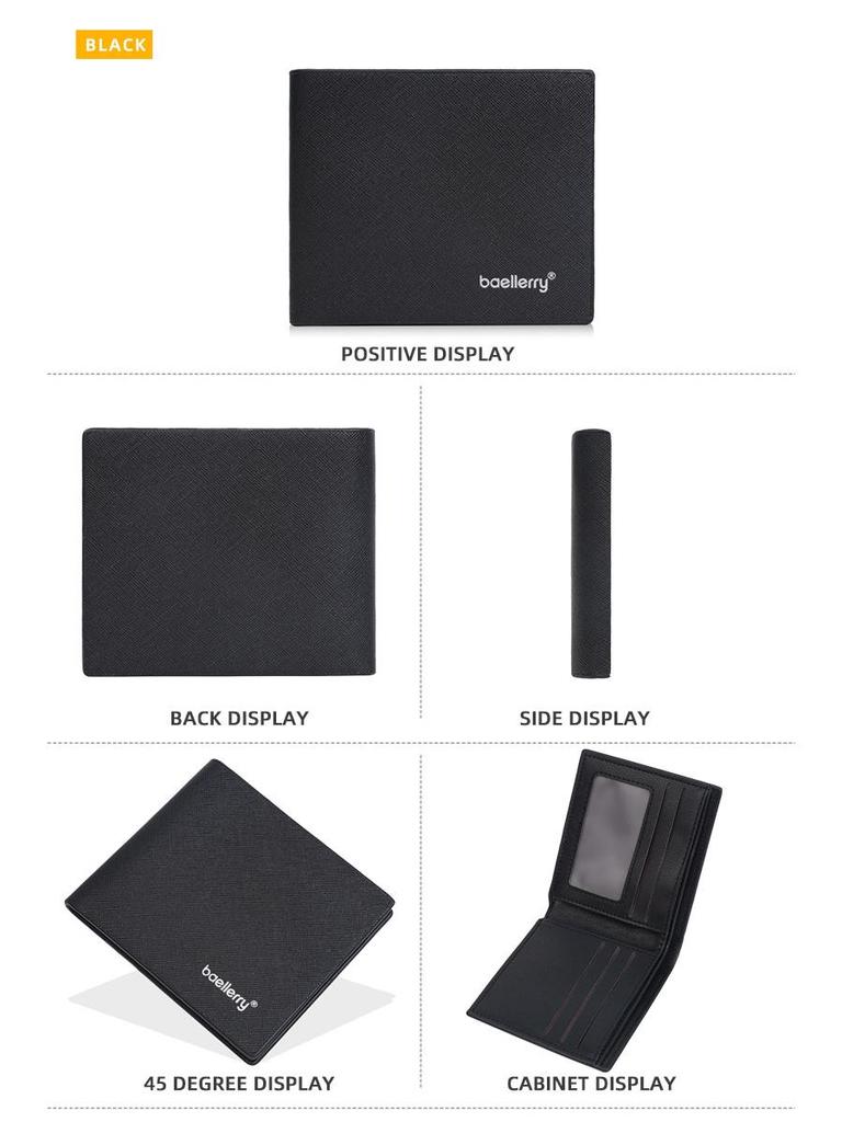 Unisex Cross-Border Frosted Leather Minimalist Card Holder Wallet