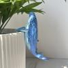 Portable Realistic Resin Whale Statue Sculpture Suitable For Exterior Garden Landscape Design Aquatic Animal Decoration