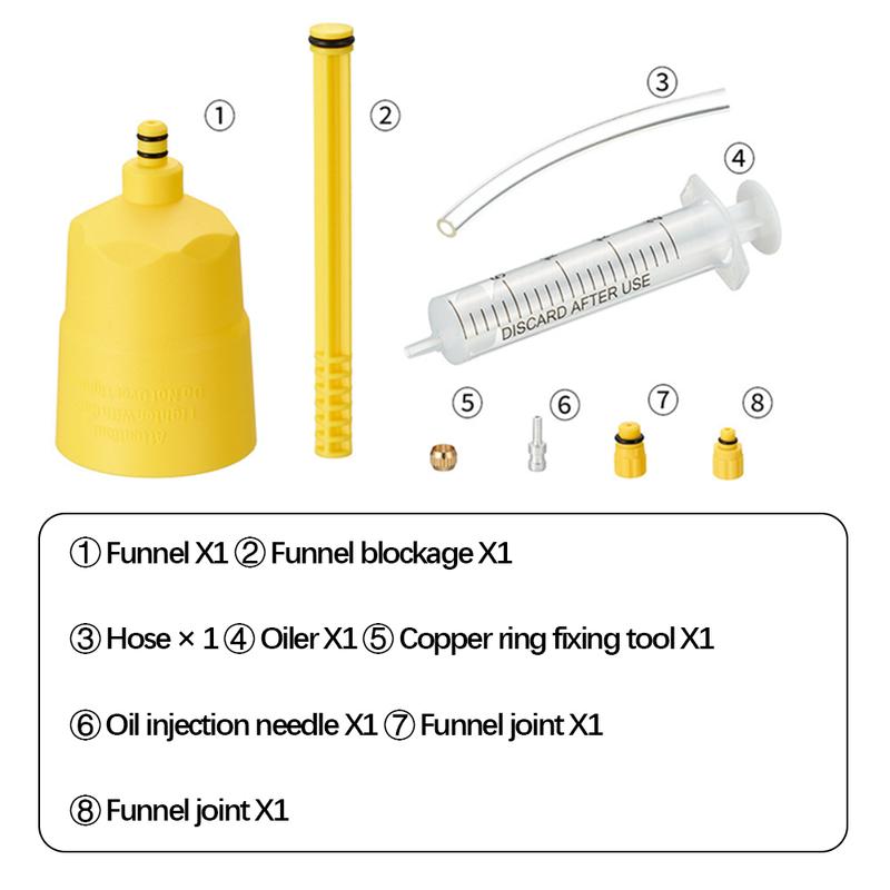 60Ml Bicycle Brake Oil Mountain Bikes Maintenance Brake Fluid Mineral Oil System Fluid Bike Repair Accessories Oil Injector