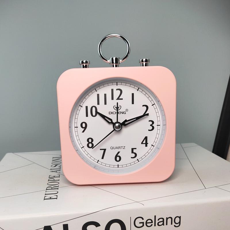 Korean creative candy lazy silent alarm clock desktop simple wind clock