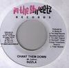 7inch Record SIZZLA  Chant Them Down NONE In The Streetz  2006 Jamaica Reggae Ska  Dub Used
