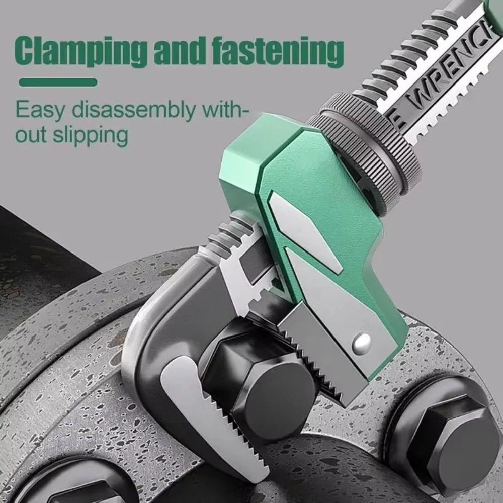 

with Extension Pipe Vise Wrench F-Type Pipe Spanner Versatile Adjustable Wrench Plumbing Repair червоний