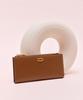 Athe Vanessabruno Brown Leather 2-Fold Long Wallet Aaho6F401W2