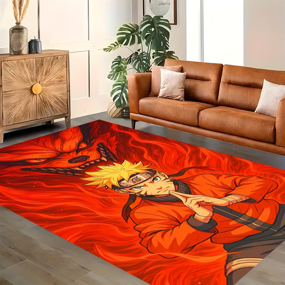Naruto's Fire Mode for Living Room, Bedroom Rug, Study Room, Hallway Decoration, Perfect for Home Decoration or Holiday Gifts