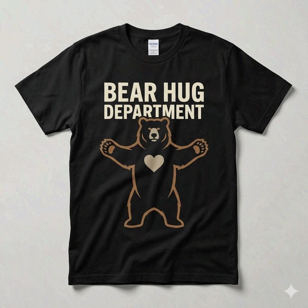 Papa Bear Hug Department Shirt Funny Father s Day Gift For Dad XL