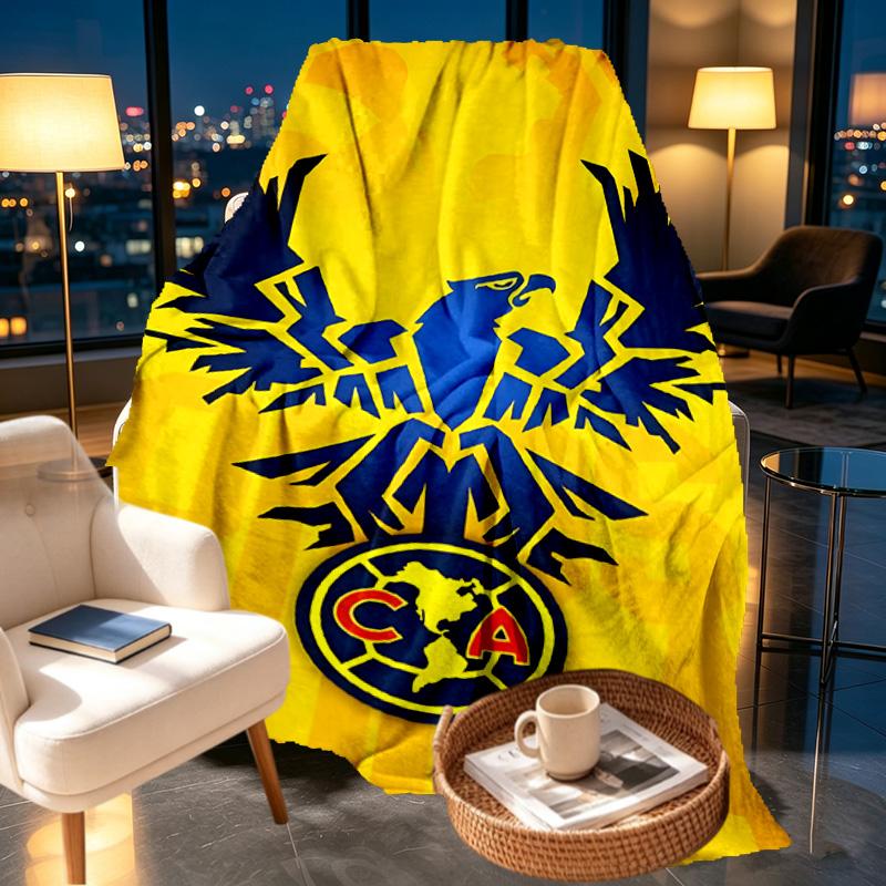 Club America Print Blanket - Soft & Comfortable, for Bedroom, Travel, Sofa, Home Decoration - Birthday Christmas Gift for Friend