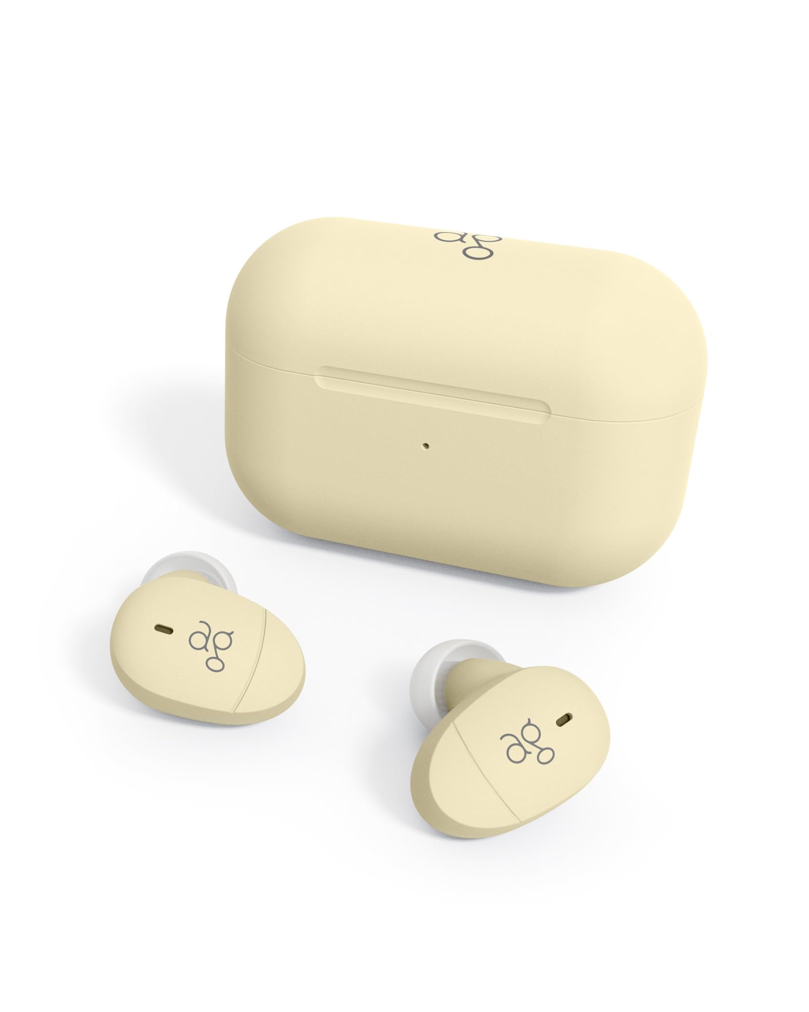 

ag COTSUBU Wireless Earphones with MEMS Recommended for Remote Work MK2+ Microphone, (LEMON)