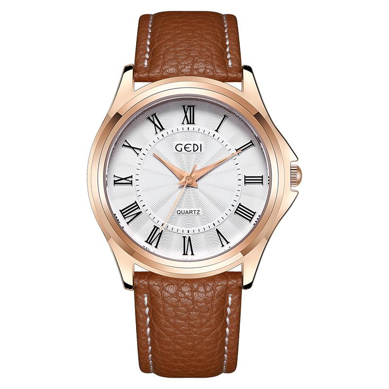 Vintage Roman Belt Watch Neutral Large Dial Quartz Watch Simple Waterproof Women S Watch