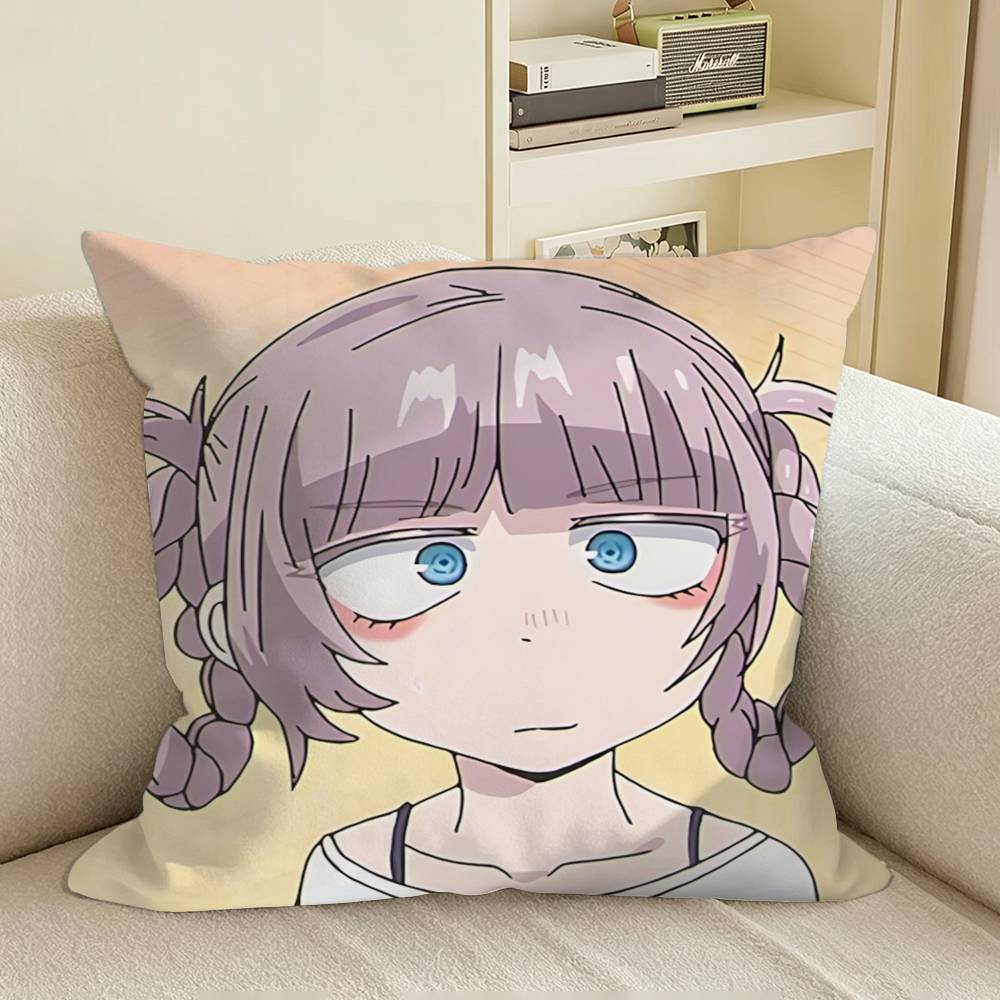Night Girl Nanakusa Nazuna Anime Square Sofa Pillow Cover Solid Color Living Room Home Decor Cushion Case