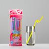 50Pcs Multicolor Kunststof Straws For Wedding Party Supplies Beverage Kitchen Cocktail Drinking Straws