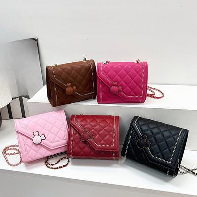 Women's New Chain Shoulder Bag Simple Casual Crossbody Bag Fashion Trendy Small Square Bag