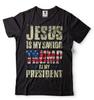 Jesus Is My Savior Trump Is My President Shirt Trump 2024 Tees Patriotic T-Shirt