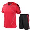 Men's Quick-Dry Short-Sleeve Sports Suit for Summer Fitness and Casual Running