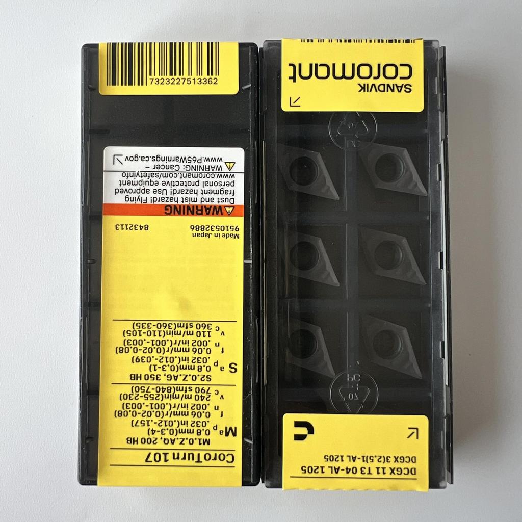 SANDVIK / DCGX11T304-AL 1205 / Original Swedish hard alloy blade 10 Pcs