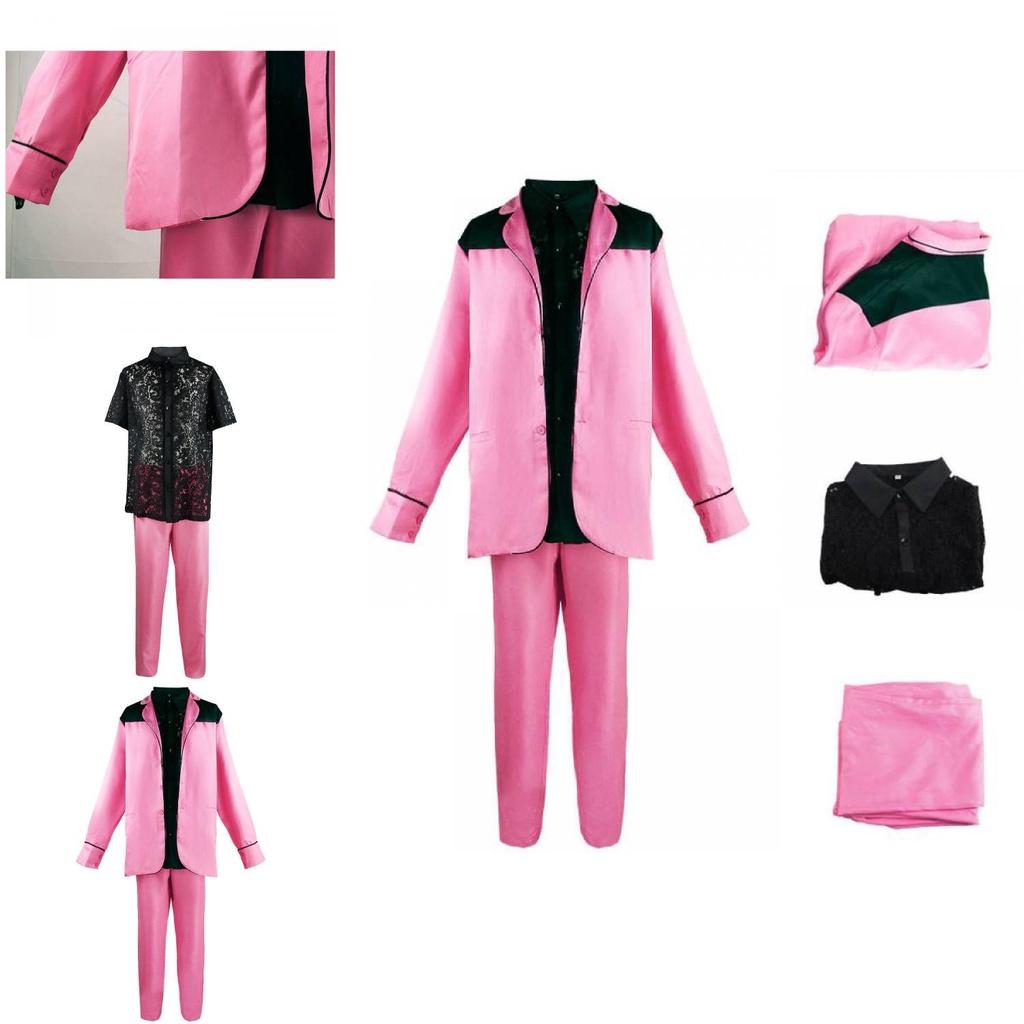 Authentic Elvis Presley Role-playing Outfit Coat With T-shirt Trousers