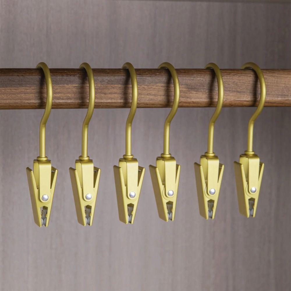 1/3pcs Seamless Pants Racks Aluminum Alloy Trousers Organizer Portable Drying Clip  for Hats Socks