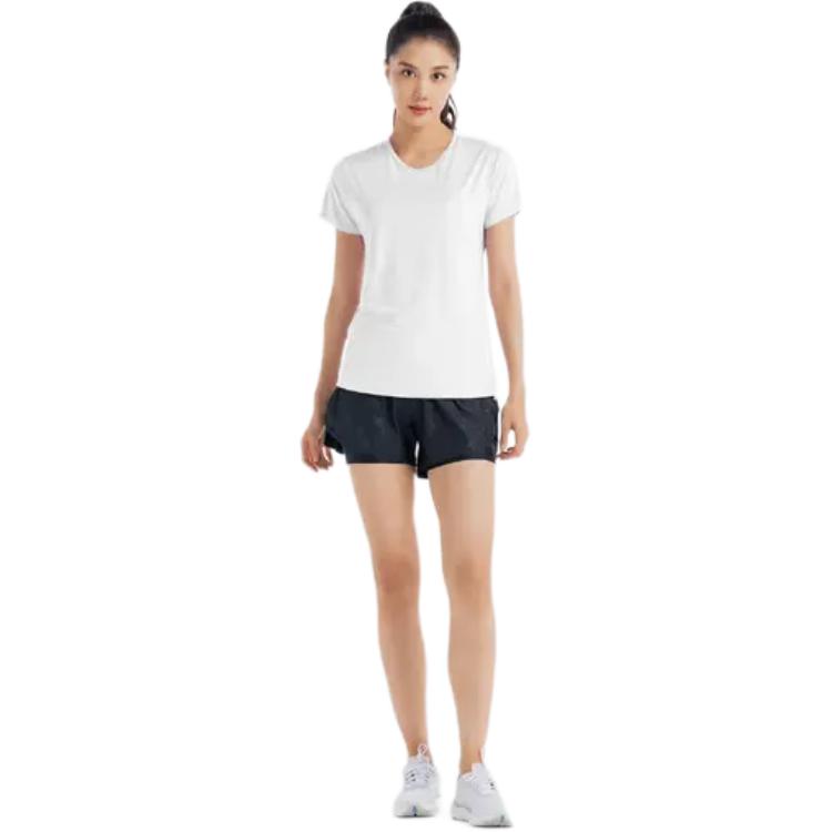 DECATHLON Crew Neck Quick Dry Breathable Short Sleeve T-Shirt Women's White