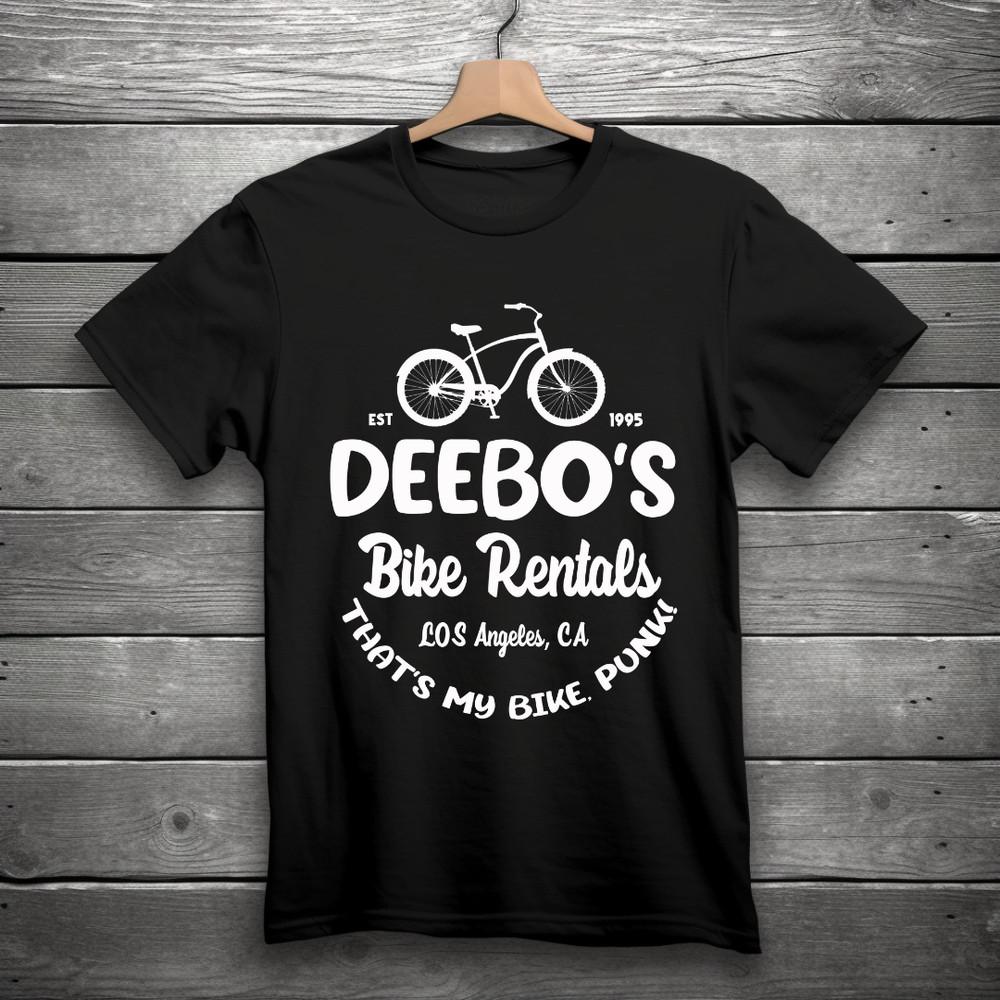 DEEBO039S Bike Rentals That039s My Bike Punk TShirt Black S3XL Unisex T-Shirt S