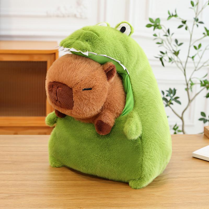 Плюшевая игрушка Капибара Крокодил - Уродливая милая съемная кукла 30cm 0.25kg