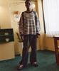XTONZ Xtk162 Sunset Stripe Pullover Knit (Blue)