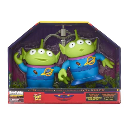 Official Disney Store Toy Story Talking Action Figure Features Movie Sounds and Phrases Interacts with Other Figures and Toys - Alien