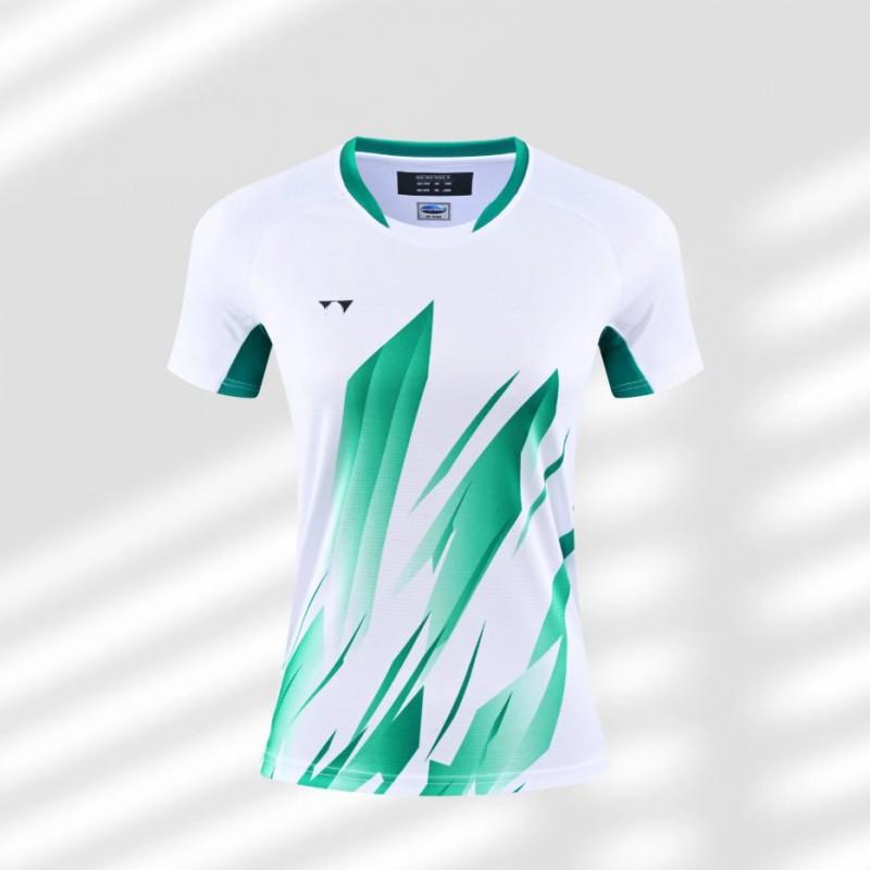 Quick-Dry Breathable Badminton T-Shirt Men Women Kids Sport Training Top Athletic Wear
