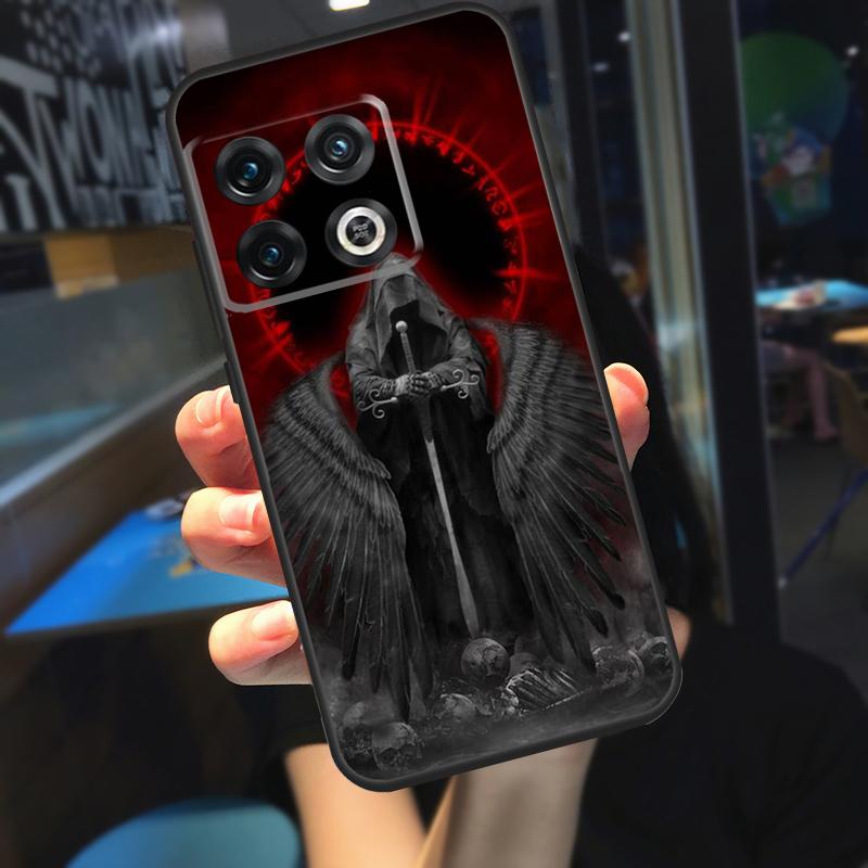 Grim Reaper Skull Skeleton Case For OnePlus 10 9 Pro 8T 9RT 10T Ace OnePlus Nord N10 N20 N100 N200 2T CE 2 Lite Cover