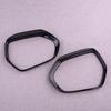 1 Pair Rearview Mirror Rain Guard Eyebrow Cover Trim ABS Plastic Fit for Toyota Camry 2018      Glossy Black