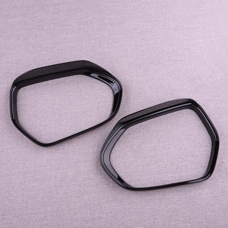 1 Pair Rearview Mirror Rain Guard Eyebrow Cover Trim ABS Plastic Fit for Toyota Camry 2018      Glossy Black