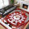 Christmas Printed Square Area Rug Soft Non Slip Floor Carpet For Bedroom Holiday Gift