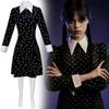 Mittwoch 2-Zeichen-Cosplay-Kleid Aus Flexiblem Material Für Kostümveranstaltungen