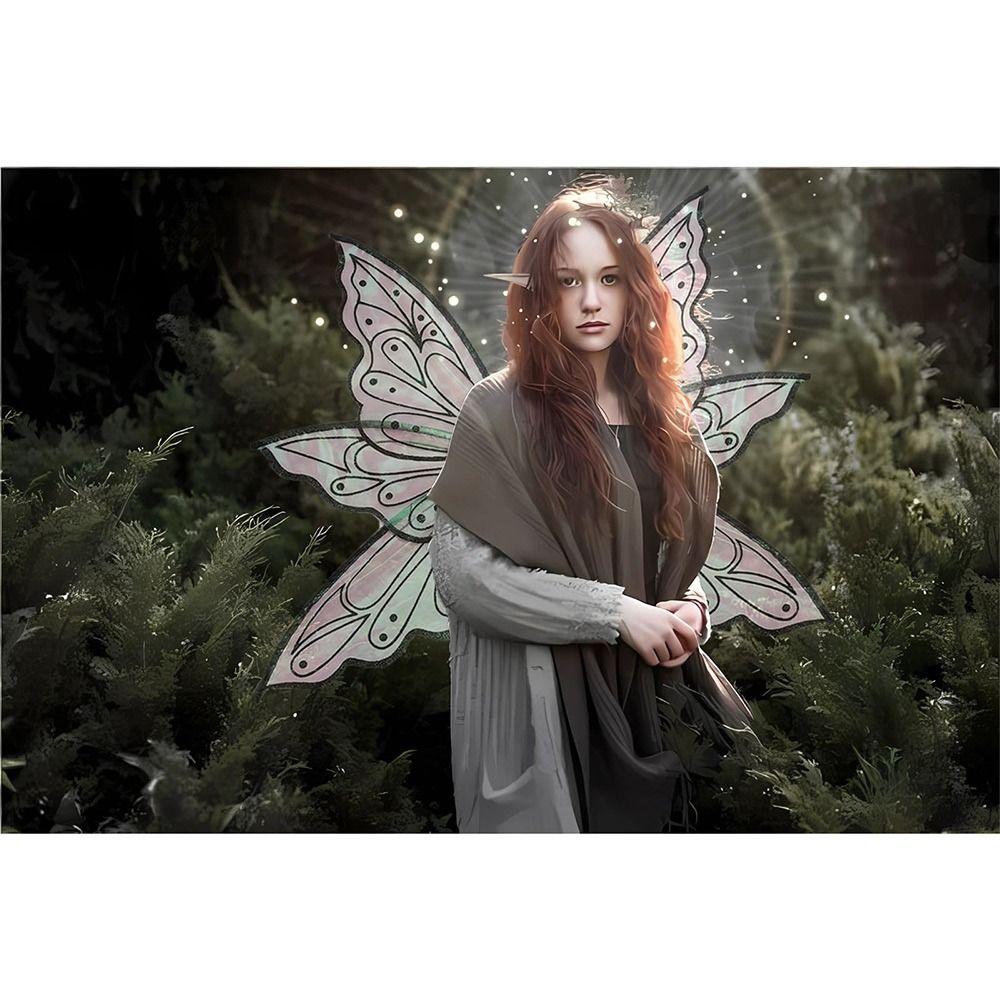 Adults Fairy Wings Girls Angel Wings Cute Fairy Costume  for Halloween Dress Up Party Favor Gift